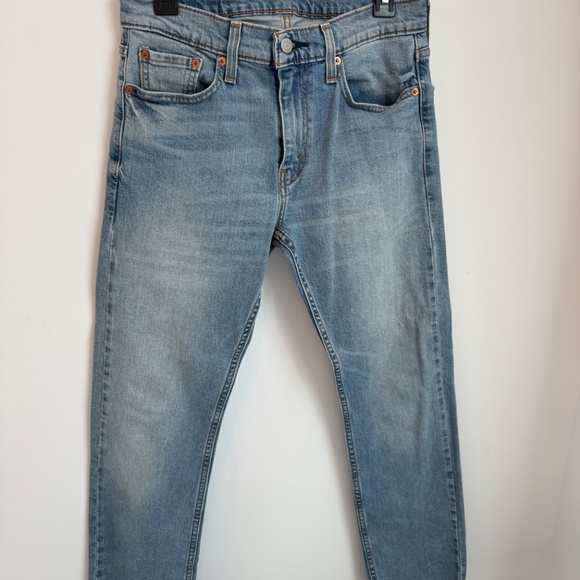 Levi's 513 Men's Jeans Blue Denim Slim Straight Fit Stretch Size 29x30 - Picture 1 of 6